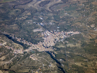 Vista aerea di Regalbuto