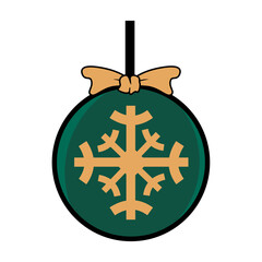 Obraz premium Christmas ornament ball vector