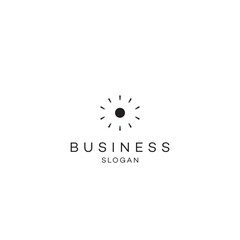 Sunshine eye view logo design business solution Abstract vector brand flat Icon design vector modern minimal style illustration emblem sign symbol logotype typography