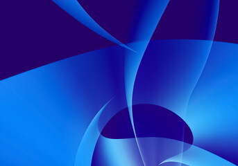 Illustration of a blue background with textured transparent patterns with effects