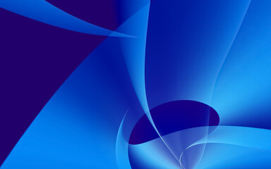Illustration of a blue background with transparent patterns and effects
