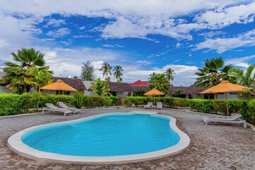 groomed hotel grounds in Tanzania, Zanzibar