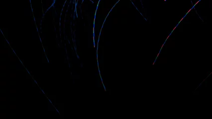 Keuken spatwand met foto space licht malen lila rauch linien striche leuchten dunkel hintergrund videoeffekt ki superkraft Visueller Effekt bunte lichter bildschirm organizer augenschonend dunkel farbenspiel formen striche  © Lights nature & more