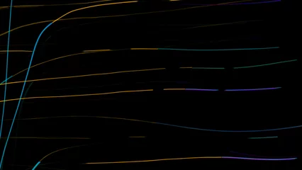 Foto op Plexiglas space licht malen lila rauch linien striche leuchten dunkel hintergrund videoeffekt ki superkraft Visueller Effekt bunte lichter bildschirm organizer augenschonend dunkel farbenspiel formen striche  © Lights nature & more