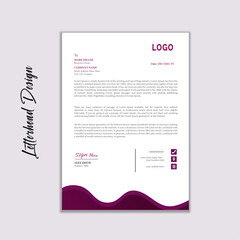 Creative A4 Letterhead Design Template 