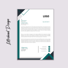 Creative A4 Letterhead Design Template 