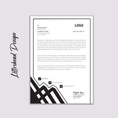 Creative A4 Letterhead Design Template 