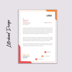 Creative A4 Letterhead Design Template 