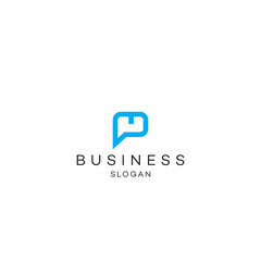 Letter p m txt alphabet think idea logo design business solution Abstract vector brand flat Icon design vector modern minimal style illustration emblem sign symbol logotype typography