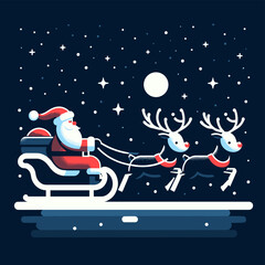 Christmas tree, Santa Claus, gifts, Nativity, reindeer, snow