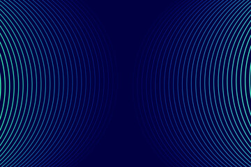 Modern shiny glowing lines, futuristic technology abstract background, dark blue color. Vector illustration