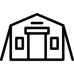 Military tent Icon