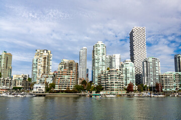 Fototapeta na wymiar カナダ・バンクーバーの都市風景