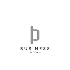 Letter P Professional logo design business solution Abstract vector brand flat Icon design vector modern minimal style illustration emblem sign symbol logotype typography
