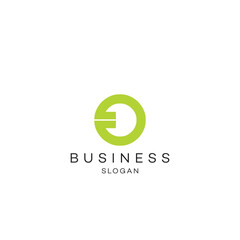 Circle round green links innovative professional logo design business solution Abstract vector brand flat Icon design vector modern minimal style illustration emblem sign symbol logotype typography