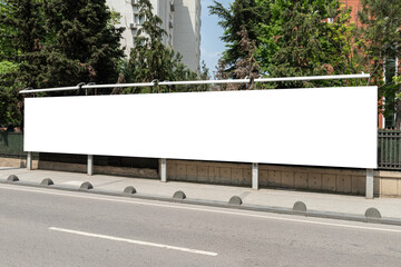 Blank Giantboard of Kadikoy  in Istanbul.