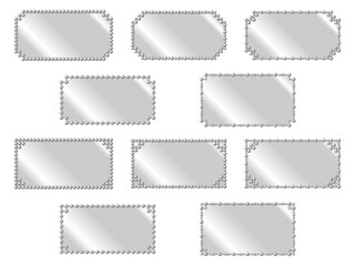 金属プレート、パール4