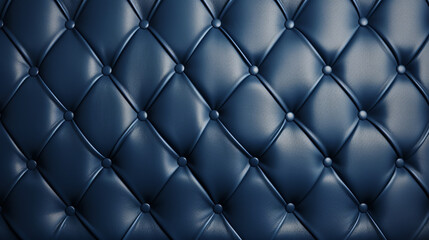 background texture of dark capitone genuine leather, AI Generative.