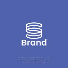 Letter s logo design vector template