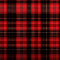 Obraz premium Seamless flannel fabric texture pattern background with generative ai