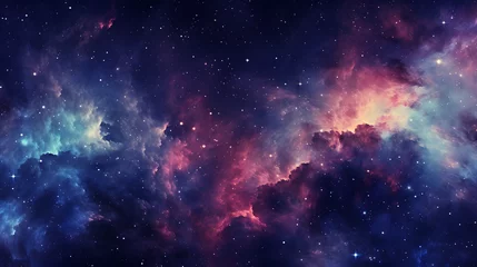 Foto auf Acrylglas Nordlichter Night sky wallpaper, night stars, sky, night sky star, space nebula, polar lights