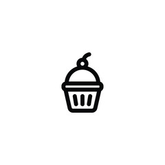 Ice cream icon. outline icon For Web and mobile apps