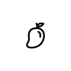 Mango icon vector, outline icon For Web and mobile apps
