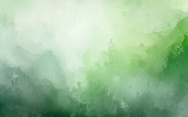 Modern abstract green watercolor background