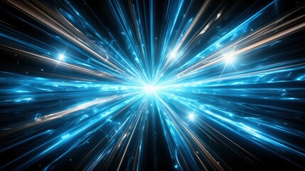 Fototapeta premium Blue Light Rays Transparent Background, Abstract Background, Effect Background HD For Designer