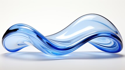 Blue Light Waves Transparent Background, Abstract Background, Effect Background HD For Designer