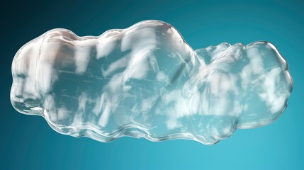 Obraz premium Transparent Cloud, Abstract Background, Effect Background HD For Designer