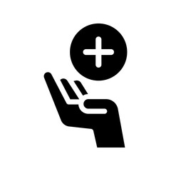 Obraz premium hygiene glyph icon illustration vector graphic. Simple element illustration vector graphic, suitable for app, websites, and presentations isolated on white background