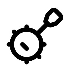 banjo line icon