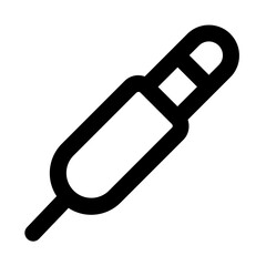 sound cable line icon