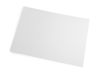 Sheet of parchment paper isolated on white