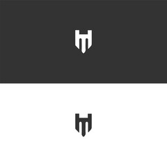 Letter M logo icon design template elements