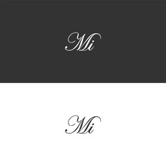 MI logo. M I design. White MI letter. MI, M I letter logo design. Initial letter MI linked circle uppercase monogram logo. M I letter logo vector design. 