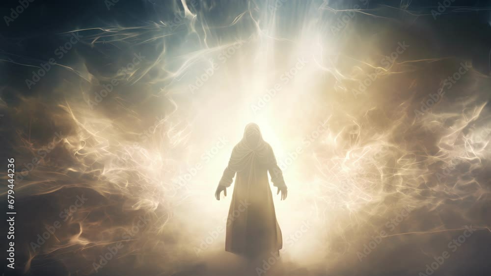Poster a powerful mage releases an explosion of pulsing white light which illuminates the dark chamber send