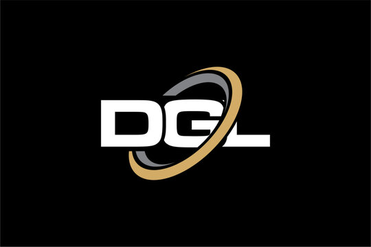 DGL creative letter logo design vector icon illustration	
