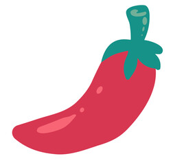 Chili cute illustration