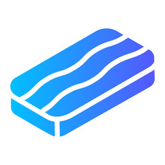 air mattress Gradient icon