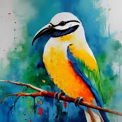 Poster toucan on a branch © ehtasham