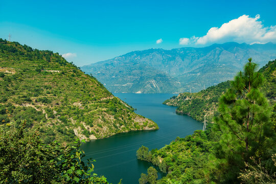 Old tehri road lake Gajana,Chamba,Uttrakhand,India