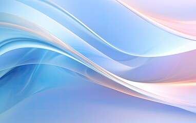 Fototapeta premium Abstract of pastel color wave background.