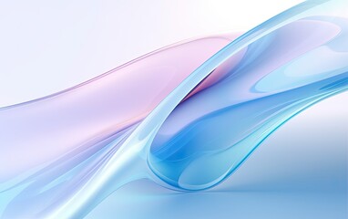 Obraz premium Abstract of pastel color wave background.