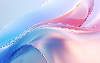 Naklejka premium Abstract of pastel color wave background.
