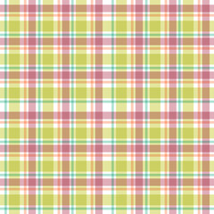 green plaid seamless pattern