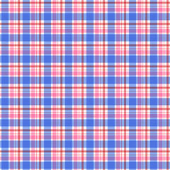 blue and pink plaid
