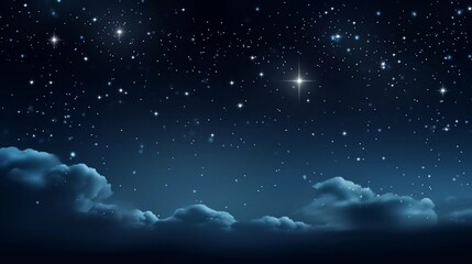 Naklejka premium Night sky background diamonds frame art with space for text, background image, AI generated
