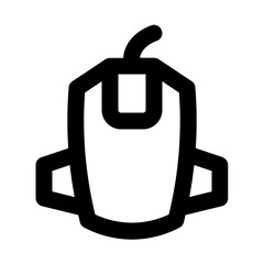 gaming mouse line icon